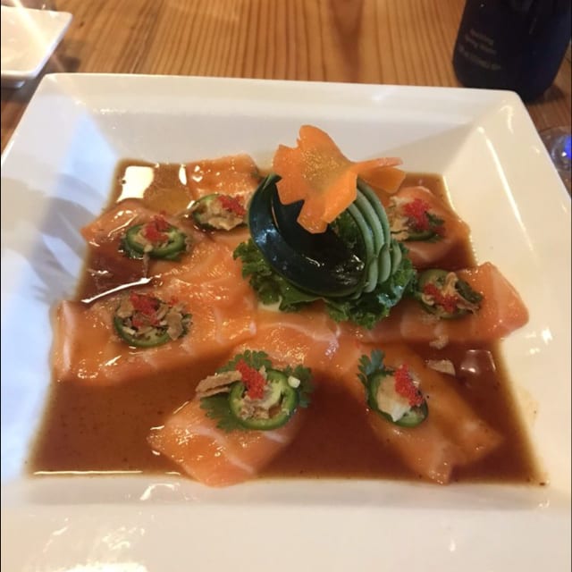 Salmon Tataki.