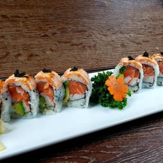 Slippery Salmon Roll